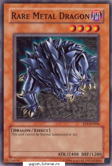 intrebare cum poti evoci monstrul asta, prea inteleg, poti sa-l chemi din mana? rare metal card D.Magician