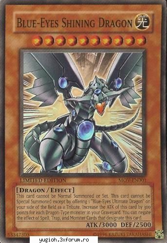 Deck - Eu am Blue Eyes Shining Dragon - YU-GI-OH decks