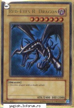 Exodia - iar asta e red eye black dragon - Cartea preferata