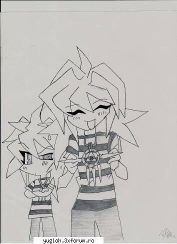 Niste Desene d-ale mele :) - M@$TER - Galerie YU-GI-OH