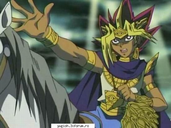 Pharaonul Atem - Invoca cei trei monstrii zei egipteni - Personaje Yu-Gi-Oh!