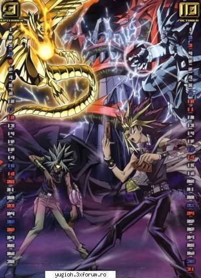 Yugi - Uita-ti aici duelul dintre Yami Yugi si Yami Marik - Personaje Yu-Gi-Oh!