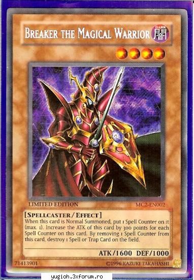 intrebare 4 :) - dar la efectul lui breacker themagical warrior - Intrebari